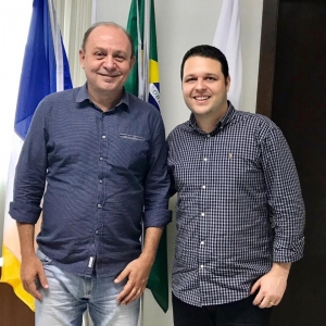 Dr. Daniel, Secretário Municipal de Saúde de Palmas e Dr. Marra, Presidente do CRO-TO